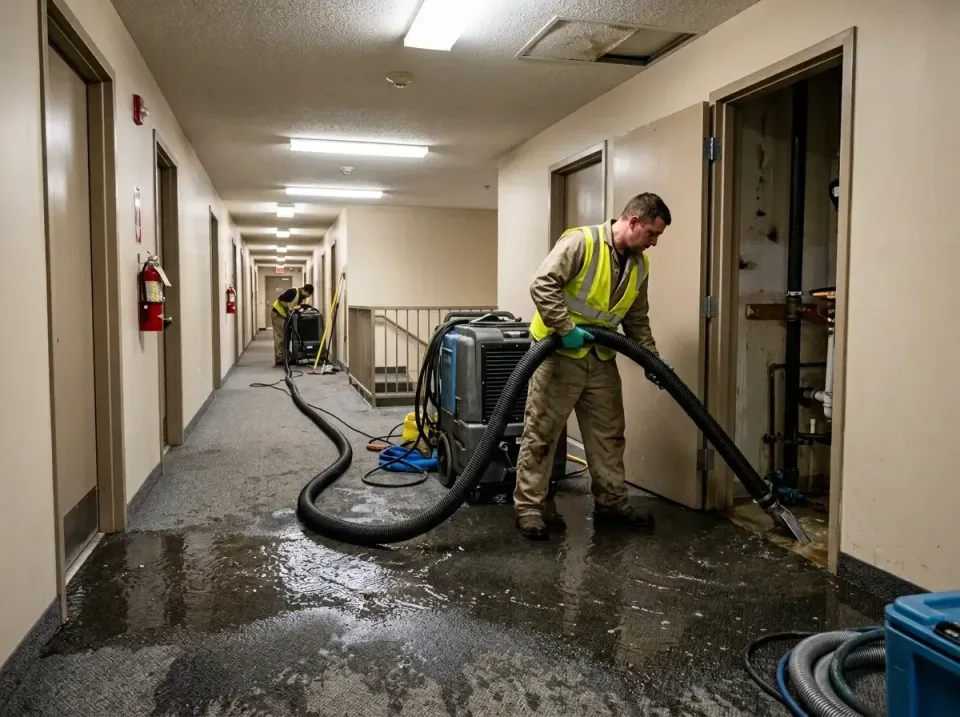 multi-unit-apartment-hallway-f-005 — frequently asked questions, Emergency Burst Pipe Water Extraction & Removal in West Bur…